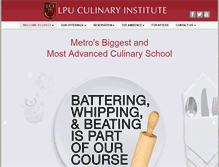 Tablet Screenshot of lpuculinary.edu.ph
